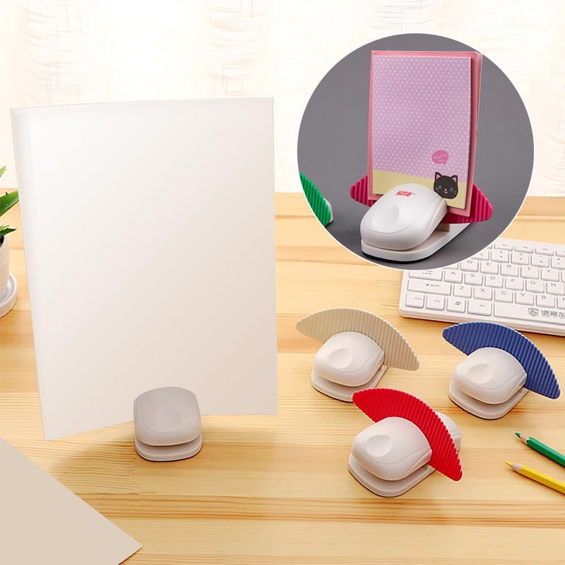 Vanki 1 pcs Paper Document Copy Folder Holder Stand Wedge for Typing Reading White - Image 3